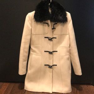 Women’s cream wool jacket, Size XS